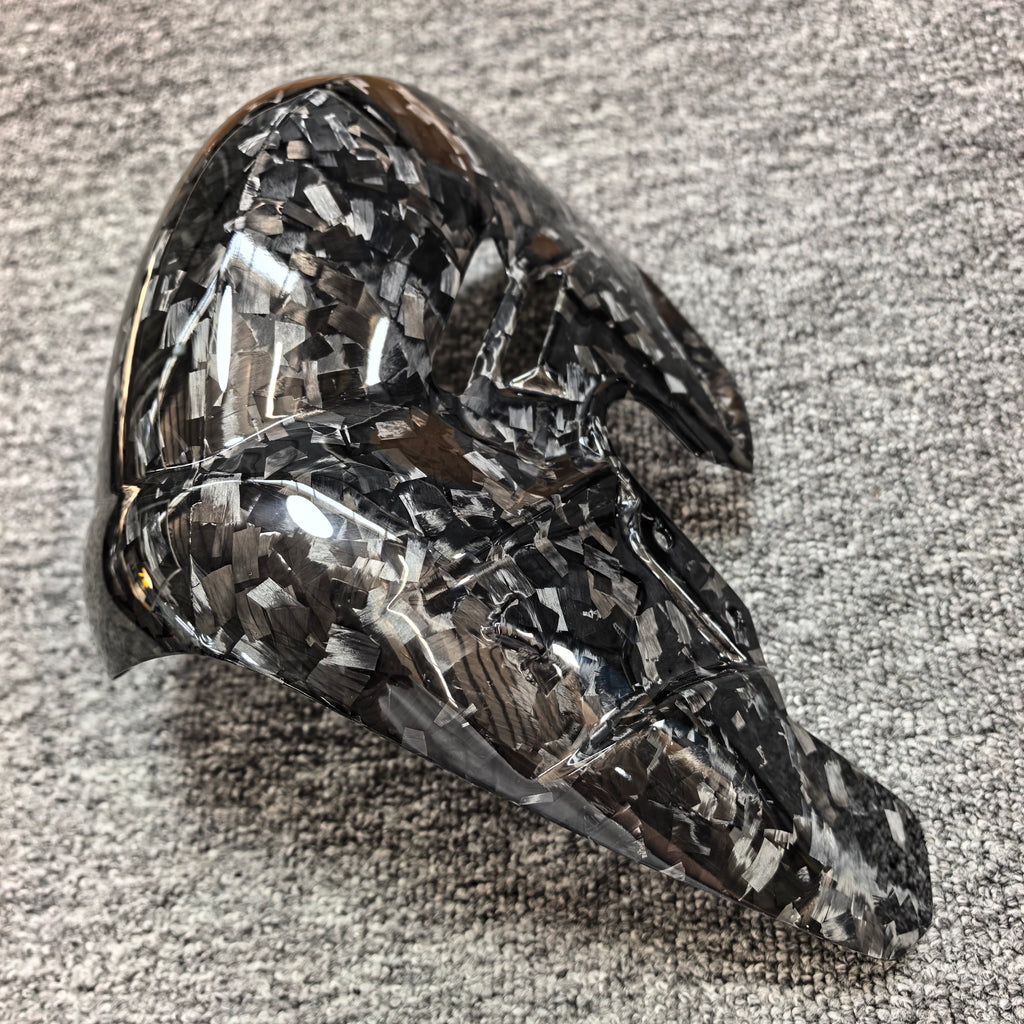 DUCATI PANIGALE V4 2025 Carbon Fiber Mid Exhaust Cover | Genuine Carbon Fiber